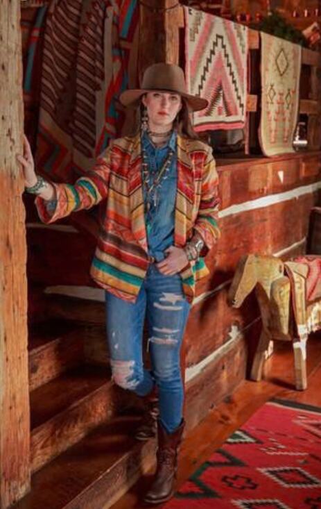 Tasha Polizzi Collection Jackets & Blazers - Tasha Polizzi Collection Chico Cardigan Jacket Women's Large Cotton Southwestern